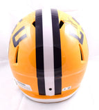 Justin Jefferson Autographed LSU Tigers F/S Speed Helmet- Beckett W Hologram *Black Image 4