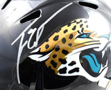 Travis Etienne Jr. Autographed Jacksonville Jaguars F/S Speed Helmet - JSA  *Silver Image 2