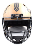 Travis Etienne Jr. Autographed Jacksonville Jaguars F/S Salute to Service 2023 Speed Helmet - JSA *White Image 3