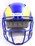Kyren Williams Autographed Los Angeles Rams F/S Speed Helmet-Beckett W Hologram *Black Image 3