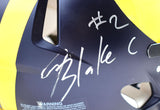 Blake Corum Autographed Michigan Wolverines F/S Speed Authentic Helmet- JSA W  *Silver Image 2