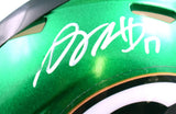 Davante Adams Autographed Packers Flash Speed Mini Helmet WS60665 -Beckett W Hologram *White Image 2