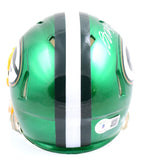 Davante Adams Autographed Packers Flash Speed Mini Helmet WS60665 -Beckett W Hologram *White Image 3