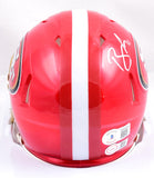 Brandon Aiyuk Autographed San Francisco 49ers Flash Speed Mini Helmet WZ60655- Beckett W Hologram *White Image 3