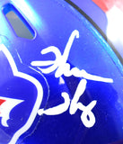Jim Kelly Thurman Thomas Autographed Buffalo Bills Flash Speed Mini Helmet-Beckett W Hologram *White Image 3