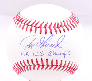 Joe Girardi Autographed Rawlings OML Baseball w/ 4x WS Champs - Beckett W Hologram *Blue Image 1