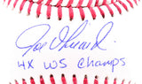 Joe Girardi Autographed Rawlings OML Baseball w/ 4x WS Champs - Beckett W Hologram *Blue Image 2