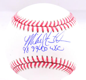 Mike Stanton Autographed Rawlings OML Baseball w/3x WSC - Beckett W Hologram *Blue Image 1