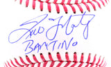 Tino Martinez Autographed Rawlings OML Baseball w/ Bam-Tino - Beckett W Hologram *Blue Image 2