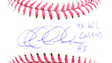 Jeff Nelson Autographed Rawlings OML Baseball w/ 4x Champs - Beckett W Hologram *Blue Image 2
