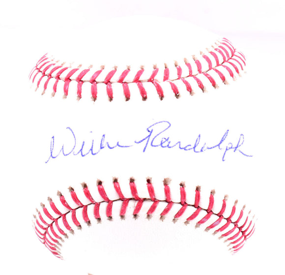 Willie Randolph Autographed Rawlings OML Baseball - Beckett W Hologram *Blue Image 1
