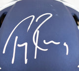 Tony Romo Autographed Dallas Cowboys F/S AMP Speed Authentic Helmet- Beckett W Auth *Silver *WE57614 Image 2