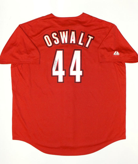 Roy Oswalt Autographed Houston Astros Red Majestic Jersey- TriStar