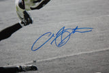 Arian Foster Autographed Texans 16x20 B/W & Color Jump Over Photo- JSA W Auth