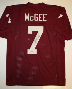 Stephen McGee Autographed Maroon Jersey- TriStar Authenticated