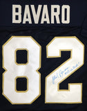 Mark Bavaro Autographed Blue College Style Jersey W/ Go Irish - JSA W Authenticated