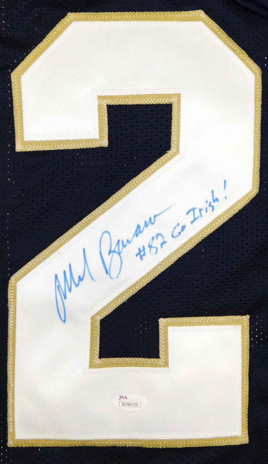 Mark Bavaro Autographed Blue College Style Jersey W/ Go Irish - JSA W – The  Jersey Source