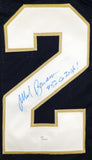 Mark Bavaro Autographed Blue College Style Jersey W/ Go Irish - JSA W Authenticated