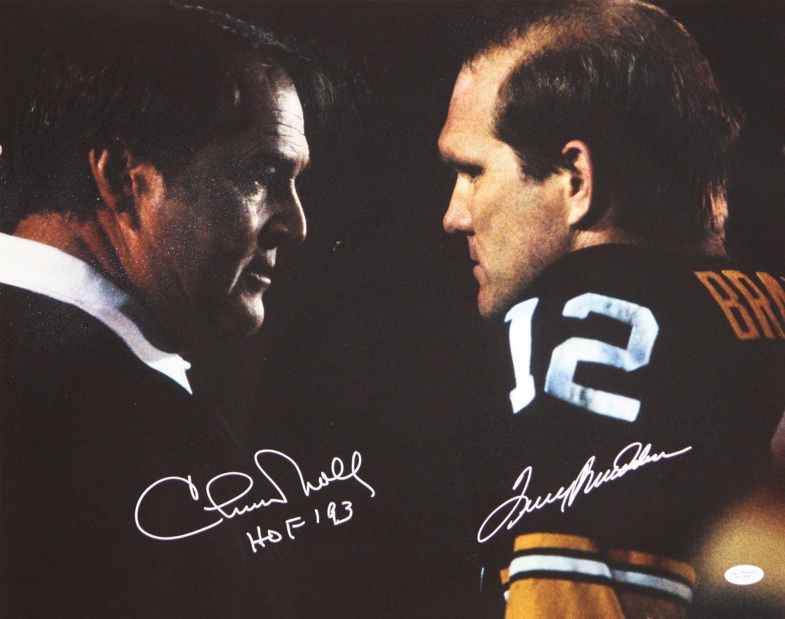 Terry Bradshaw Pittsburgh Steelers Autographed 8 x 10 White Jersey  Photograph