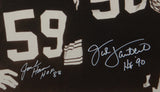 Ham Lambert Russell 7 Pro Bowls Signed 16x20 B&W Locker Room Photo-JSA W Auth *W