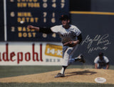 Gaylord Perry HOF Autographed 8x10 Giants Pitching Photo- JSA W Authenticated