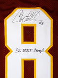 Chip Lohmiller Signed / Autographed Maroon Pro Style Stat Jersey- JSA W Auth