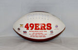 Y.A. Tittle HOF Autographed San Francisco 49ers Logo Football- TriStar Auth