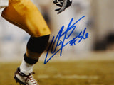 LaVar Arrington Autographed Redskins 16x20 Vertical Running Photo- JSA W Auth