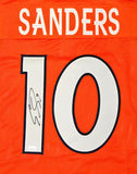 Emmanuel Sanders Autographed Orange Pro Style Jersey- JSA W Auth