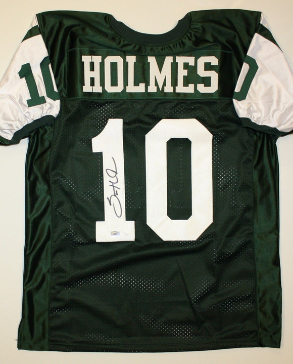 Santonio Holmes Signed / Autographed Green Jersey- JSA Authenticated
