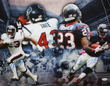 Arian Foster & Ben Tate Autographed 16x20 Multi Shot Photo- JSA Authenticated