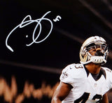 Darren Sproles Signed 16x20 Saints On Field Photo *White- JSA Authenticated