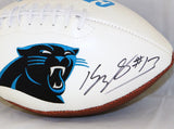 Kelvin Benjamin Autographed Carolina Panthers Logo Football- JSA W Authenticated