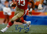 Roger Craig Autographed 49ers 8x10 Close Up Running Photo- JSA W Auth