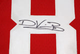 Devier Posey Autographed Red College Style Jersey- JSA Authenticated
