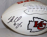 Jamaal Charles Autographed Kansas City Chiefs Logo Football- JSA W Authenticated