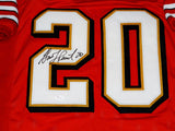 Garrison Hearst Autographed Red Pro-Style Jersey- JSA Authenticated