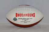 Mike Evans Autographed Tampa Bay Buccaneers Logo Football- JSA W Authenticated