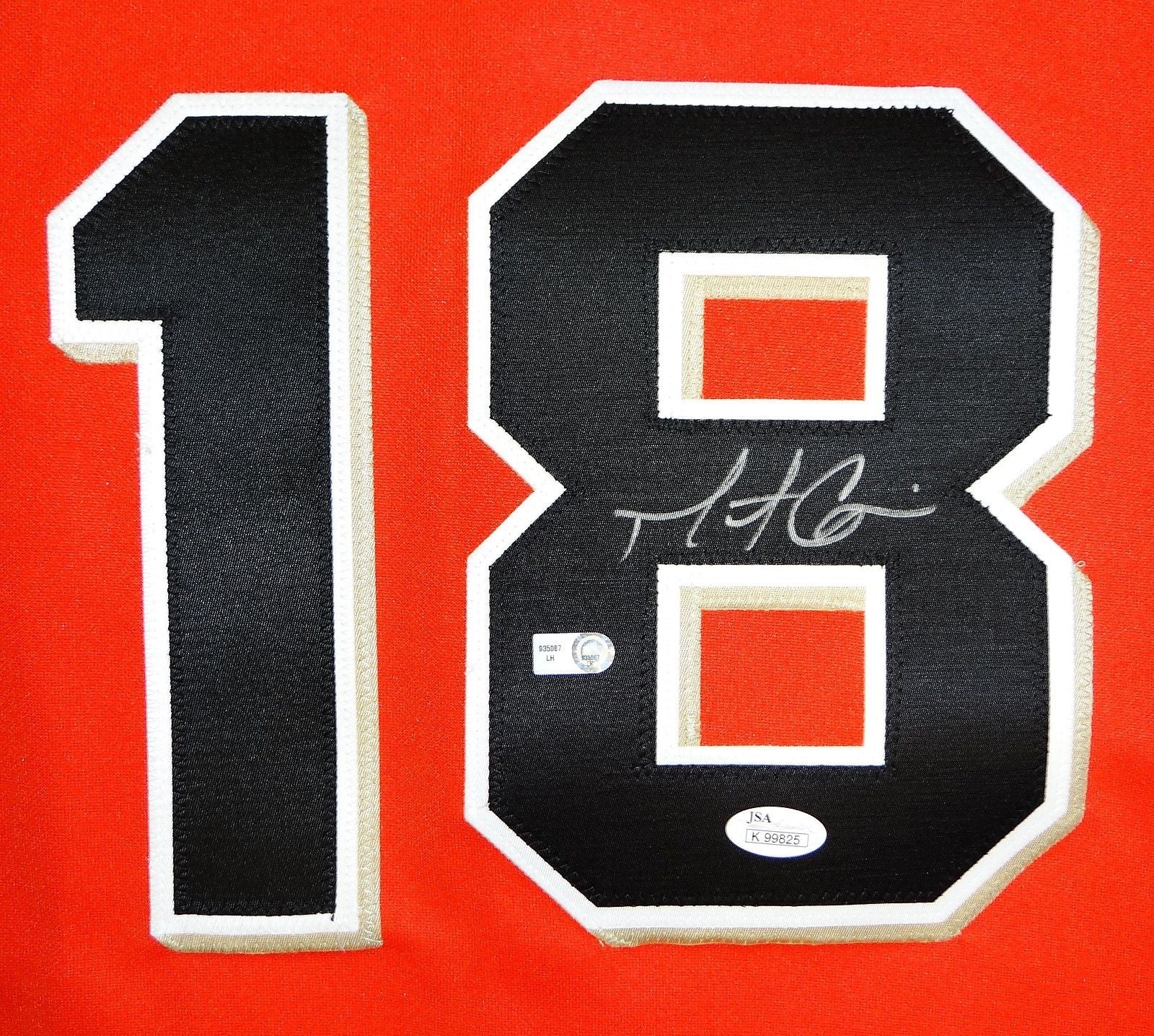 Matt Cain Autographed Orange San Francisco Giants Jersey- JSA Authenti –  The Jersey Source