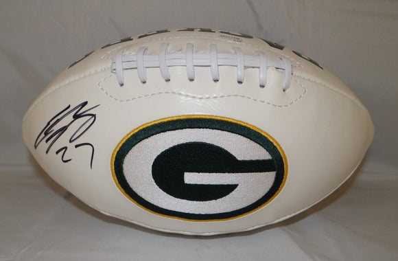 Eddie Lacy Autographed Green Bay Packers Logo Football- JSA W Authenticated