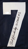 Bob Kuechenberg Autographed Navy Blue Jersey- JSA W Authenticated
