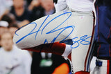 Hakeem Nicks Autographed 16x20 Against Patriots SB Photo- JSA Authenticated