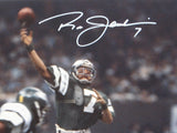 Ron Jaworski Autographed 16x20 Vertical Passing Photo- JSA W Authenticated