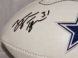 George Teague Autographed Dallas Cowboys Logo Football- JSA W Authenticated