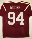 Damontre Moore Autographed Maroon Jersey- TriStar Authenticated
