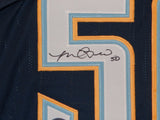 Manti Te'o Signed / Autographed Navy Blue w/ Yellow Jersey- Manti Hologram