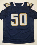 Manti Te'o Signed / Autographed Navy Blue w/ Yellow Jersey- Manti Hologram