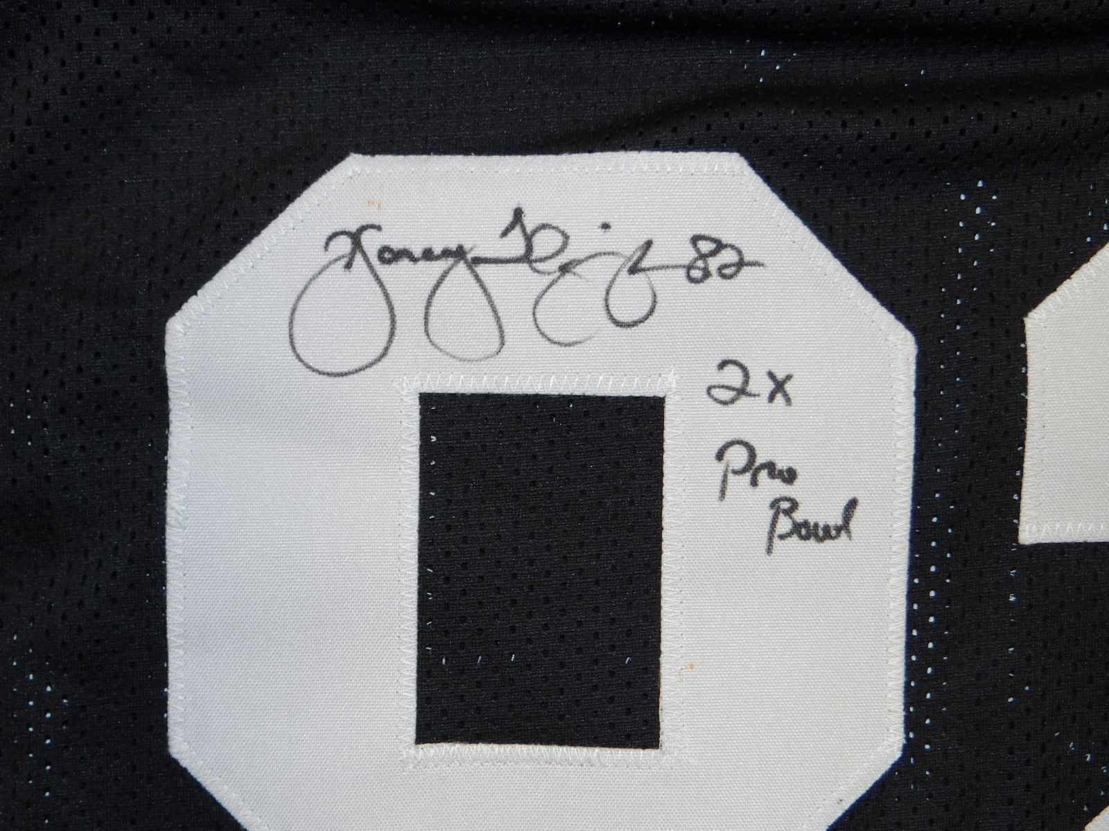 Yancey Thigpen Autographed Black Pro Style Jersey W/ 2x Pro Bowl