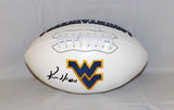 Kevin White Autographed West Virginia Mountaineers Logo Football- JSA Auth
