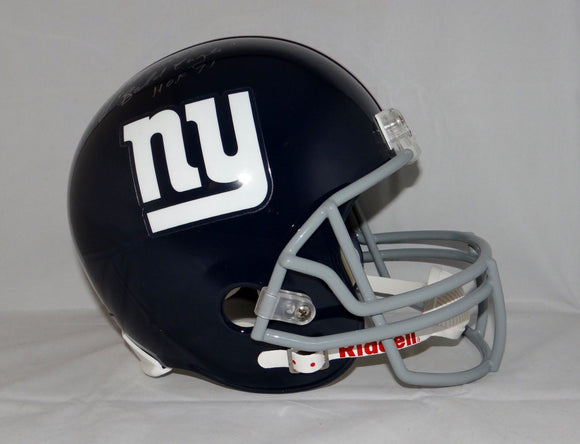 Y.A. Tittle Bald Eagle HOF Autographed New York Giants Full Size Helmet- Tristar